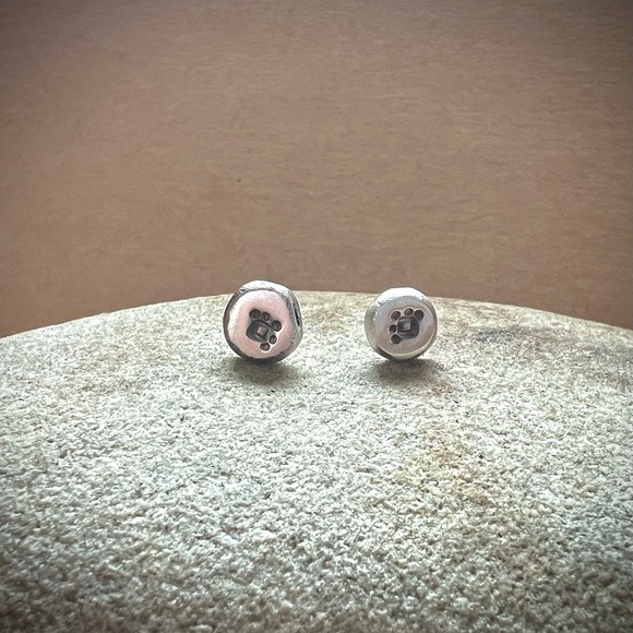 Jewelry - Stamped Sterling Silver Handmade Earrings